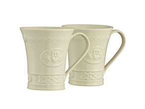 Belleek Claddagh Set of 2 Mug