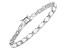 White Opal Rhodium Over Sterling Silver Oval Tennis Bracelet 6.82ctw