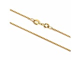 White Cubic Zirconia 14k Yellow Gold Pendant With Chain 1.50ctw