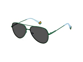 Polaroid Unisex 60mm Green Polarized Sunglasses