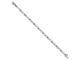 14K White Gold Lab Grown Diamond Infinity Bracelet