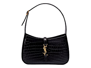 Saint Laurent YSL Sac Hobo Cocco Print Black Bag