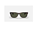 Ray-Ban New Wayfarer Tortoise/Green Classic G-15 55 mm Sunglasses RB2132 902L 55