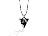 Star Wars™ Fine Jewelry Dark Armor Black Diamond Black Rhodium Over Silver Pendant 0.33ctw