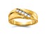 14K Yellow Gold Lab Grown Diamond SI1/SI2, G H I, Men's Ring