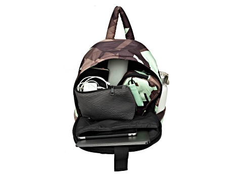 GO Dash Dot Maya Backpack Handbag in Camo Mint - 12GDXA | JTV GO Dash Dot Maya Backpack Handbag in Camo Mint - 12GDXA | JTV