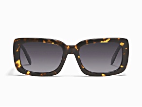 Quay Yada Yada Tortoise Rectangular Frame / Smoke Lenses Sunglasses