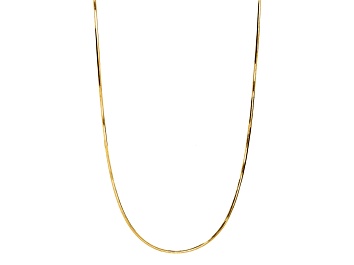 Picture of 14K Yellow Gold Over Sterling Silver Magic Snake Chain Necklace Size - 24 Inches