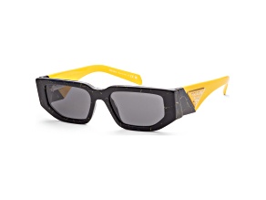 Prada Men's Fashion 54mm Black Yellow Marble Sunglasses|PR-09ZS-19D5S0-54