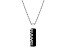 NFL Los Angeles Rams Unisex Onyx and 0.10ctw Diamond Sterling Silver Pendant With 18" Chain