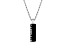 NFL Arizona Cardinals Unisex Onyx and 0.10ctw Diamond Sterling Silver Pendant With 18" Chain