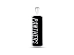 NFL Carolina Panthers Unisex Onyx and 0.10ctw Diamond Sterling Silver Pendant With 18" Chain