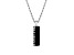 NFL Seattle Seahawks Unisex Onyx and 0.10ctw Diamond Sterling Silver Pendant With 18" Chain