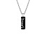 NFL Tennessee Titans Unisex Onyx and 0.10ctw Diamond Sterling Silver Pendant With 18" Chain