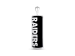 NFL Las Vegas Raiders Unisex Onyx and 0.10ctw Diamond Sterling Silver Pendant With 18" Chain