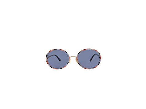 Chloe Round Full-Frame Gold Tone with Multi-color Rim 
