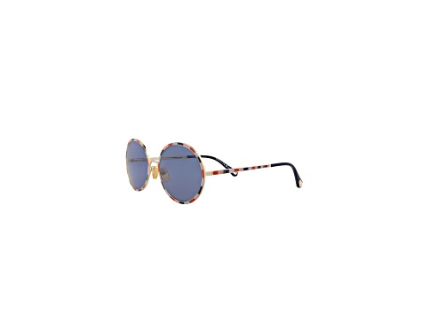 Chloe Round Multicolor Sunglasses Chloe Round Full-Frame Gold Tone with Multi-color Rim  main image 3