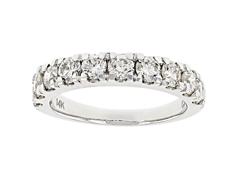 1.50ctw White Lab-Grown Diamond Band 14kt White Gold Ring