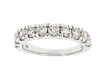 Picture of 1.50ctw White Lab-Grown Diamond Band 14kt White Gold Ring