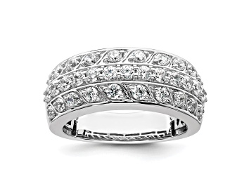 Picture of Rhodium Over 14K White Gold Diamond Band 1.24ctw