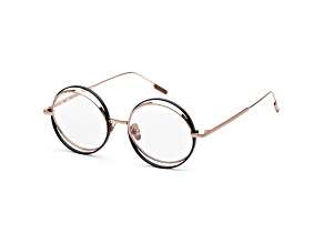 Verso Men's Orbit 50mm Rose Gold Frame Eyeglasses | IS1009-B