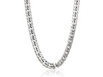 Invicta Jewelry Double Curb Steel Chain Necklace (11.5mm) - 24"