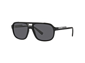 Dolce & Gabbana Men's 58mm Matte Black Sunglasses