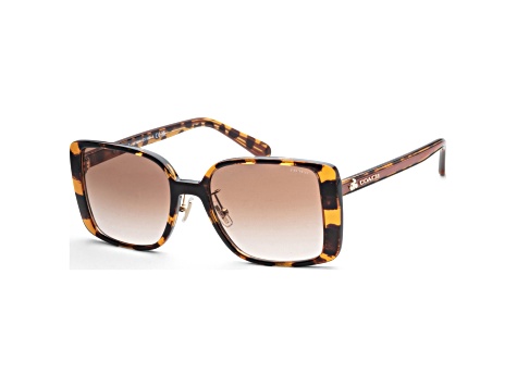 Coach Women's Fashion 56mm Dark Tortoise Sunglasses|HC8375-512013-56