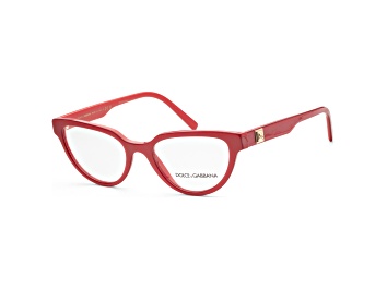Picture of Dolce & Gabbana Women's Fashion  53mm Metallic Red Opticals | DG3358-3377-53