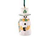 Belleek Paddy Snowman Ornament