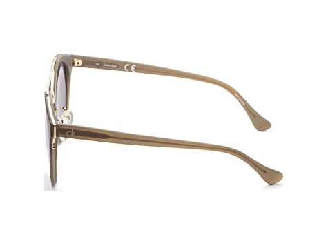Calvin Klein Women's Platinum Label 53mm Khaki Sunglasses | CK4339SK-330