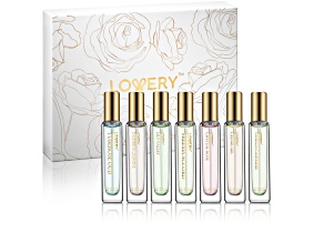 Lovery 14-Pc Gift Set- Includes 7 Eau de Parfums with 7 Pouches