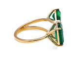 6.62 Ctw Emerald Ring in 14K YG