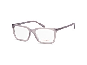 Coach Men's Fashion 54mm Matte Transparent Dark Grey Opticals | HC6188U-5673