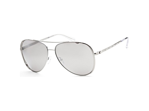 Michael Kors Women's Chelsea Bright 60mm Silver Sunglasses | MK1101B-11536G