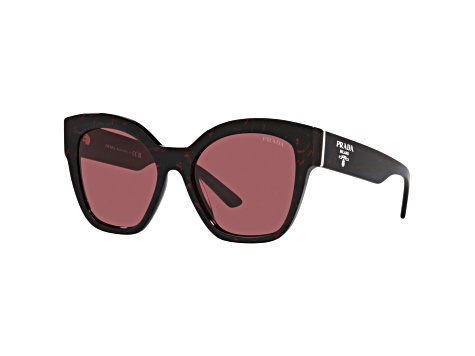 Prada Women's Fashion 54mm Black/Etruscan Marble Sunglasses | PR-17ZS-11F08S