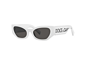 Dolce & Gabbana Women's Fashion 52mm White Sunglasses|DG6186-331287-52