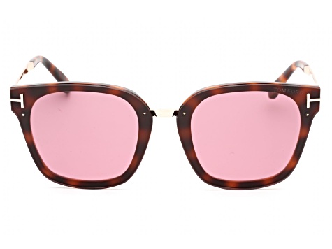 Tom Ford Shiny Dark Havana Frames / Pink Lenses Sunglasses  display picture 1