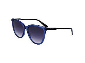 Longchamp Women's 56mm Blue Sunglasses