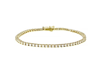 MLB Gold Tennis Bracelet - Chicago Cubs