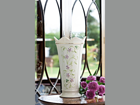 Belleek Irish Flax Vase
