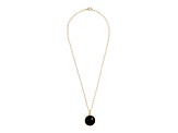Judith Ripka Verona Black Onyx 14K Gold Clad Necklace