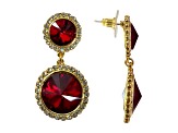 Off Park® Collection, Gold Tone Crystal Stone Drop Earrings.