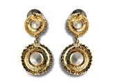 Off Park® Collection, Gold Tone Crystal Stone Drop Earrings.