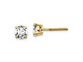 14K Yellow Gold Lab Grown Diamond 1ct. VS/SI GH+, Screw Back Earrings