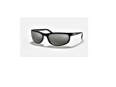 Ray-Ban Predator 2 Black/Dark Grey 62mm Polarized Sunglasses RB2027 601/W1