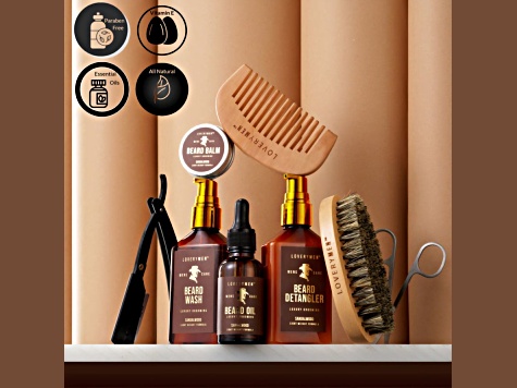 LoveryMEN 13-Piece Beard Care Kit – Ultimate Grooming Set with Oil