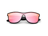 N.O.A Men's Pink Mirror Sunglasses  | NOAEW-001PNMR