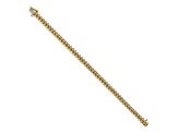 14K Two-tone Gold I1/G-H Diamond Tennis Bracelet 1.95ctw