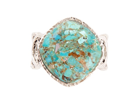 Barse Jewelry Blue Turquoise Sterling Silver Hypnosis Ring